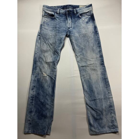 Diesel Industry Men's Safado Regular Slim Straight Denim Jeans - 31x32 (33x31) - Picture 1 of 8